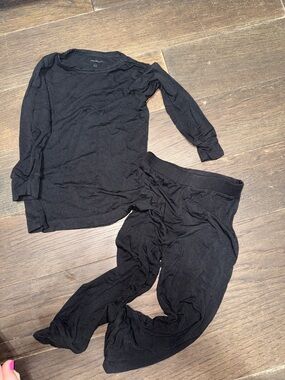 Black Bamboo Pajama Set